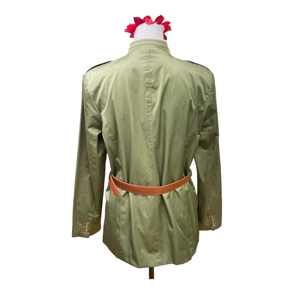 MICHAEL KORS Army women’s  Green Utility Jacket in a size 12